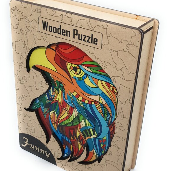 Suvira Animal Wooden Puzzle - Engaging, Educational, Perot - Picture 6 of 6